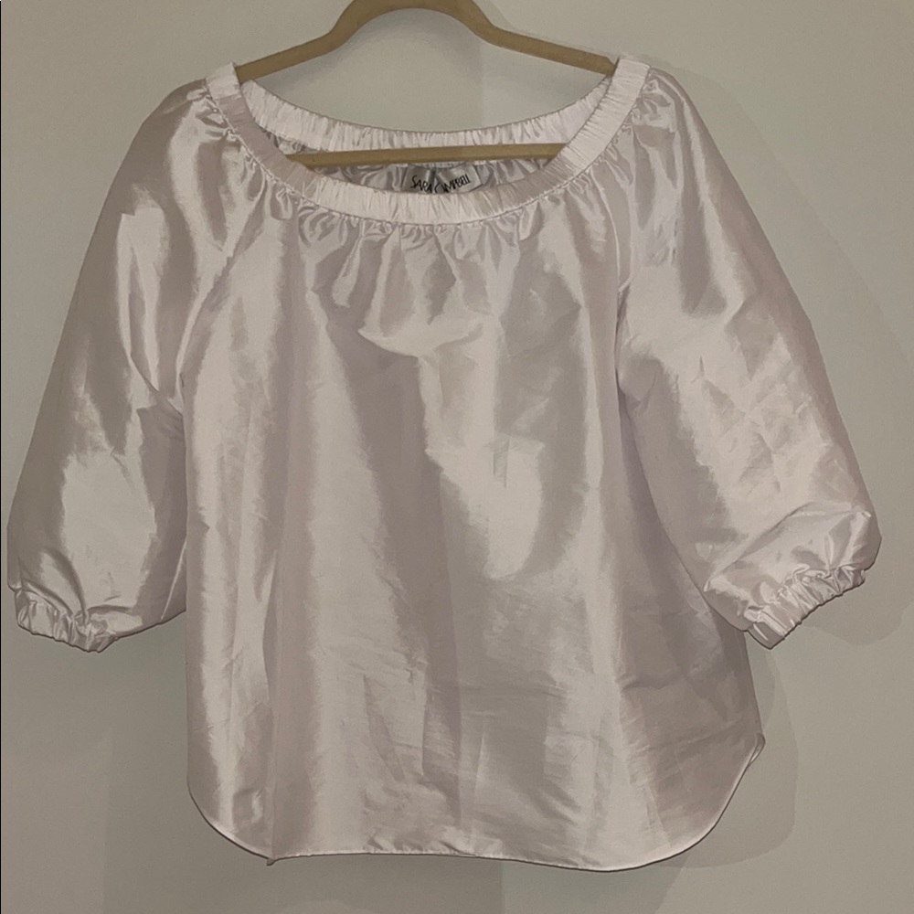Sara Campbell White Women's Top
